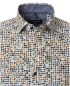 Preview: Casa Moda Casual Fit Langarmhemd beige multicolor Print Tupfen ÄL 72cm
